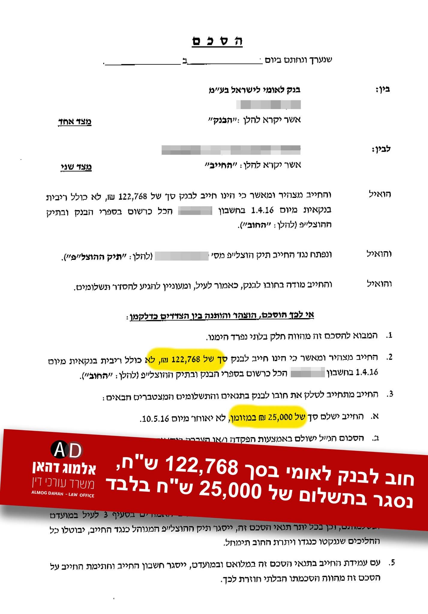 קבלת הפטר סופי — תיק הצלחה
